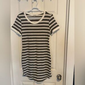 XL striped T-shirt dress